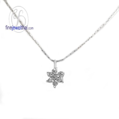 จี้เพชร จี้ทองคำขาว จี้เพชรแท้ - P1080DWGe